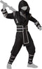 Atosa Carnaval verkleed kostuum/outfit - Ninja Warrior - voor jongens - zwart/wit - polyester - Compleet 116