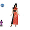 ATOSA - Chinees kostuum voor vrouwen - XS / S (34 tot 36)