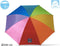 Atosa Design parasol - Multi kleuren - D240 x H200 cm - zomer/strand - 8 vlakken - metaal/nylon