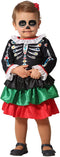 ATOSA - Dia de los muertos baby meisje skelet vermomming - 24-30 maanden (95 cm)