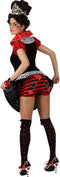 ATOSA - Hartenvrouw kostuum voor volwassenen - XS / S (34 tot 36)