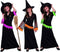 Atosa - Jurk - Heks - Fluor - Assortie - Incl. heksenhoed - mt.104