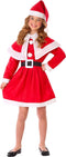 ATOSA - Klassieke Kerstvrouw meisjes vermomming - 116/128 (5-6 jaar)