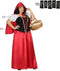 ATOSA - Lang Roodkapje kostuum voor vrouwen - XS / S (34 tot 36)