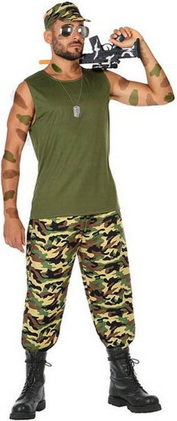 Atosa Militaire Camouflage Op Maat Groen XS-S
