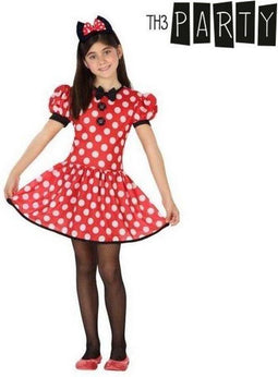 ATOSA - Miss Mouse stippenkostuum voor meisjes - 104/116 (3-4 jaar)