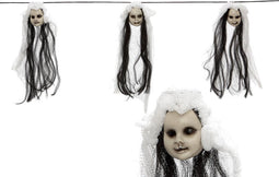 ATOSA - Poppen hoofden slinger - Decoratie > Slingers en hangdecoraties Halloween