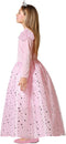 Atosa Prinsessen verkleed jurk luxe - roze - met sterren - Fee/prinses - voor kinderen 116