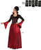 ATOSA - Rood en zwart Halloween kostuum van vampier voor dames - XXL