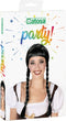 Atosa Verkleedpruik Dames Hannah - Zwart - Met lange vlechtjes - lang haar - Duits - Oktoberfesta - carnaval