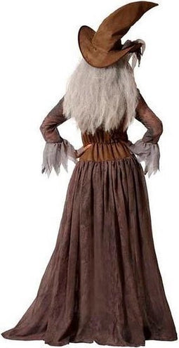ATOSA - Vermomming met bruine heksenhoed vrouw - XS / S (34 tot 36)
