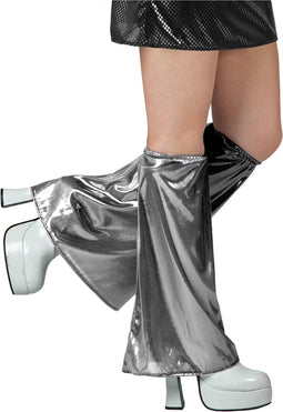 ATOSA - Zilverkleurige disco beenwarmers