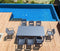 siesta vegas uitschuifbare tuintafel – 180 / 220 cm – zwart