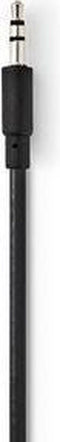 Nedis - Stereo-Audiokabel - 3,5 mm Male - 3,5 mm Female - Vernikkeld - 10 m - Zwart