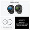 Garmin Instinct 3 - Smartwatch - GPS hartslagmeting AMOLED - Zwart (Blauw Zwart)