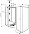 Inventum IKK1785S - Inbouw koelkast - 300 liter - 178 cm hoog - 40 dB