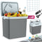tectake® Elektrische Koelbox 32L - Koel- en warmhoudfunctie - ECO-modus - Grijs