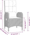 vidaXL - Tuinstoelen - 2 - st - poly - rattan - grijs