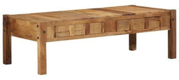 vidaXL - Koffietafel - 110x55x35 - cm - Van - Gerecycled - Massief - Hout