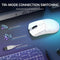 ATTACK SHARK R1 Draadloze Gaming Muis - Wired/2.4G/BT5.2 - Lichtgewicht 59G - PAW3311 - 18000DPI - Wit