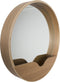 Zuiver Round Wall Spiegel/ Wandspiegel Rond 40 cm Hout - Bruin