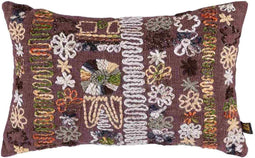 PTMD Sierkussen Ayyan - 60x10x40 cm - Katoen - Bruin