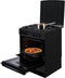 Inventum VFG6034WGZWA - Fornuis 60 cm - 4-pits gaskookplaat - Zwart