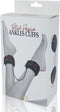 Attraction - Back to Basics enkelboeien met relief ruitpatroon in vinyl - Rood