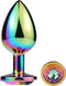 Attraction Buttplug MAI METAL ANAL PLUG WITH STONE L MAI NO. 74 RAINBOW Multicolours