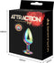 Attraction Buttplug MAI METAL ANAL PLUG WITH STONE L MAI NO. 74 RAINBOW Multicolours