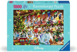 Ravensburger Disney kerst - 1000 stukjes puzzel - Sneeuwbol illustraties