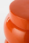 Mica Decorations Vendi Bijzettafel - H40 x Ø35 cm - Keramiek - Oranje