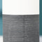 Sealskin Doppio - Zeepdispenser 325 ml - Handgeschilderd keramiek - Grijs