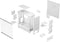 ATX Semi-tower Box Fractal Pop XL Air White