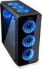 ATX Semi-tower Box Nox NXHUMMERTGX RGB Black