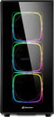 ATX Semi-tower Box Sharkoon 4044951028221 Black