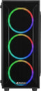 ATX Semi-tower Box Sharkoon 4044951034840 Black ATX LED RGB