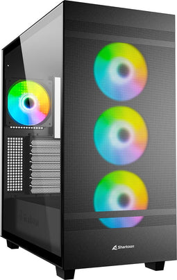 ATX Semi-tower Box Sharkoon Rebel C50 RGB ATX Black