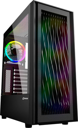 ATX Semi-tower Box Sharkoon RGB Wave Black