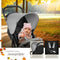 tectake® Buggy Emma - Kinderwagen - Inklapbaar 5-puntsgordel verstelbare rugleuning - Zwart/grijs