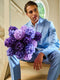 Silk-ka Kunstbloemen Zijden Bloemen Hyacint Steel Real Touch Licht Lavendel Paars 149153