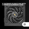 Mars Gaming MPB1000SI - Voedingsbron 1000W 80 Plus Gold - Zwart