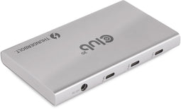 Club 3D Thunderbolt 4 - 5-in-1 Hub - 3x Thunderbolt 4 type-C 1x USB 3.2 Gen2 type-A - Zilver