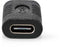 Nedis CCGP64900BK - USB Type-C Koppeling - 10 Gbit/s - Zwart