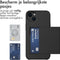imoshion Hoesje Geschikt voor iPhone 15 Plus Hoesje - Ruimte voor 2 pasjes - imoshion Backcover met pasjeshouder - Zwart