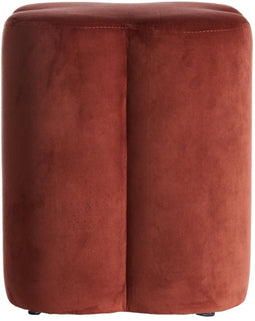 Light & Living Poef Nalani - Bordeaux - 38x38x45cm - Modern