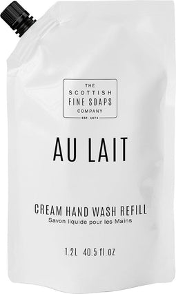 Au Lait Cream Hand Wash navulverpakking 1,2 liter Refill