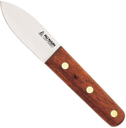 Au Nain Coquille St Jacques Mes - 9cm Roestvrijstaal - Palissander Heft