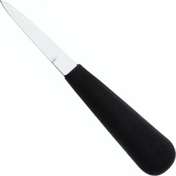Au Nain Lancette Oestermes HQ - 7 cm Roestvrijstalen Lemmet - Zwart Handvat