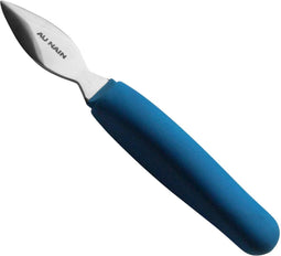 Au Nain Oestermes - Ergonomisch - RVS - Blauw - 17 cm